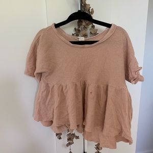 Rose and belle 2t waffle knit top